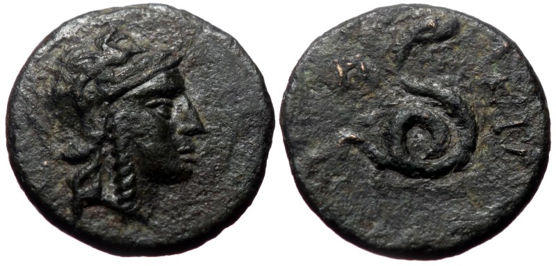 Mysia, Pergamon, Attalos II Philadelphos, AE, (Bronze,2.09 g 14 mm), 160-139 BC....