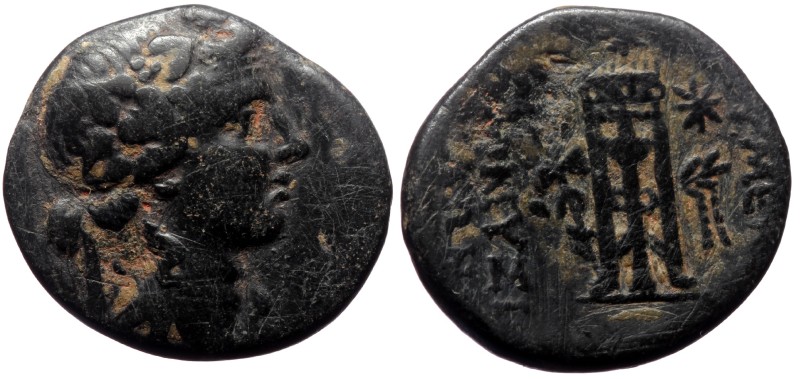 Phrygia, Eumeneia, AE, (Bronze,5.63 g 20 mm),Circa 133-30 BC.Uncertain magistrat...