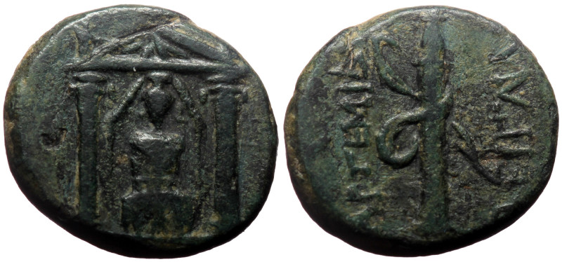 Pamphylia, Perge (ca 50-30 BC) AE (Bronze, 16mm, 4,14g) Pamphylia, Perge (ca 50-...