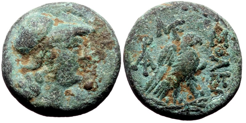 Cilicia, Soloi, AE, (Bronze, 3.35 g 14 mm), Circa 100-30 BC. Cilicia, Soloi, AE,...