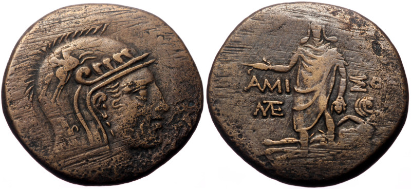 Pontos, Amisos, AE, (Bronze,17.85 g 29 mm), Time of Mithradates VI Eupator, Circ...