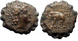 Seleukid Kingdom, Antioch. Antiochus VI (144-142 BC) AE (Bronze, 22mm, 7.88g) Antioch on Orontes