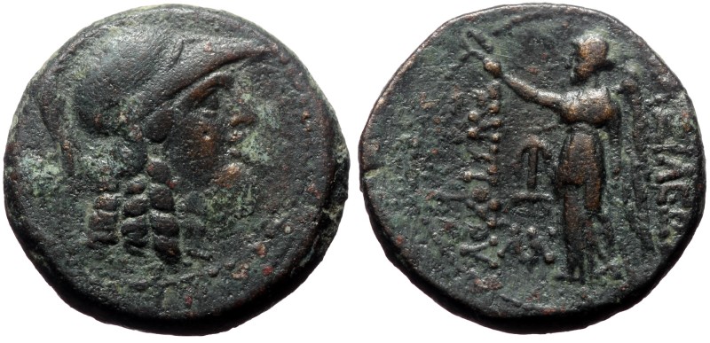 Seleukid Kingdom, Antiochos I Soter, AE, (Bronze, 7.63 g 20 mm), 281-261 BC. Unc...