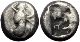Persia, Achaemenid Empire. AR Siglos. (Silver, 4.33 g 14 mm), Uncertain King, 5th Century BC. Sardes.