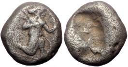 Persia, Achaemenid Empire. AR Siglos, (Silver, 5.17 g 14 mm), Uncertain King, 5th-4th Century BC. Sardes.