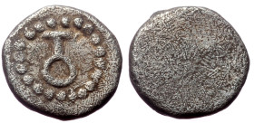 Asia Minor, Uncertain, AR Tetartemorion, (Silver, 0.19 g 5 mm). Circa 5th - 4th centuries BC. (AchaemenidPeriod).