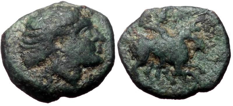 Asia minor? Unclassified. AE, (Bronze, 0.39 g 8 mm), Circa 4th Century BC. Asia ...