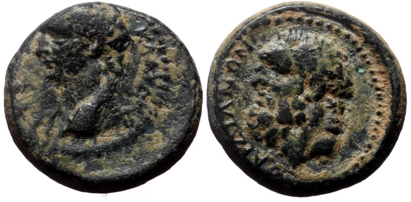 Lydia, Sardis. Claudius. AE. (Bronze, 3.95 g. 15 mm.) 41-54 AD. Lydia, Sardis. C...