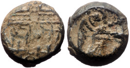 Byzantine Lead Seal (Lead, 17.16 g. 18 mm.)