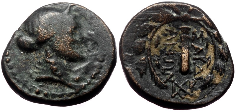 Lydia, Sardes AE (Bronze, 3.66g, 15mm) Civic Issue, ca 133 BC- AD 14 AE Lydia, S...