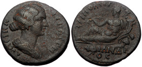Lydia, Tripolis. Faustina II. AE. (Bronze, 11.97 g. 29 mm.) Probably 161-165 AD.
