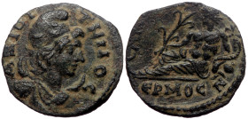 Lydia, Saitta. Pseudo-autonomous. AE. (Bronze, 3.43 g. 19 mm.) ca 200-220 AD.