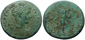 Mysia, Germe. Commodus. AE. (Bronze, 14.55 g. 29 mm.) ca 179-180 AD. Kapiton (?), magistrate.