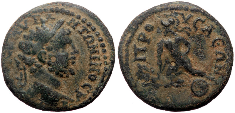 Bithynia, Prusias ad Hypium. Caracalla. AE. (Bronze, 6.75 g. 24 mm) 198-217 AD. ...