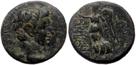 Phrygia, Acmonea. Augustus. AE. (Bronze, 4.74 gr, 17 mm) 27 BC-14 AD.