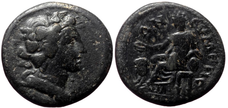 Phrygia, Eumeneia. Pseudo-autonomous. AE. (Bronze, 3.61 g. 17 mm.) ca. 138-192 A...