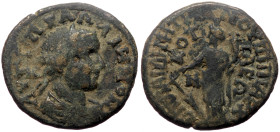 Phrygia, Cotiaeum. Gallienus. AE. (Bronz, 6.11 g. 23 mm.) 253-260 AD.