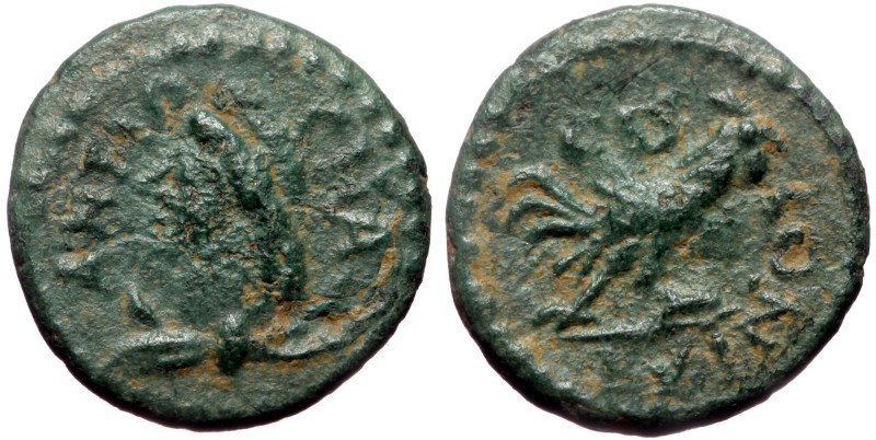Pisidia, Antioch. Pseudo-autonomous issue. AE. (Bronze, 1.30 g. 12 mm.) ca 138-1...