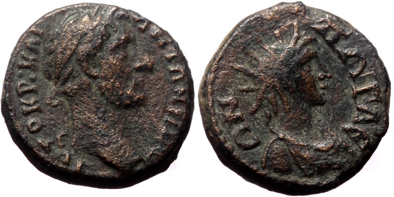 Pisidia, Pogla. Antoninus Pius. AE. (Bronze, 2.76 g. 14 mm.) 138-161 AD. Pisidia...