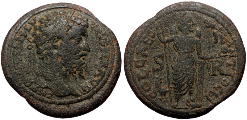 Pisidia, Antiochia. Septimius Severus. AE. (Bronze, 22.65 g. 33 mm.) 193-211 AD....