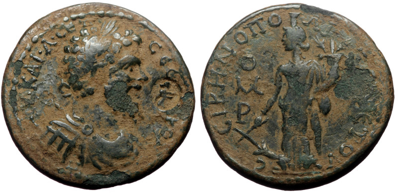 Cilicia, Irenopolis-Neronias. Septimius Severus. AE. Medallion. (Bronze, 23.52 g...