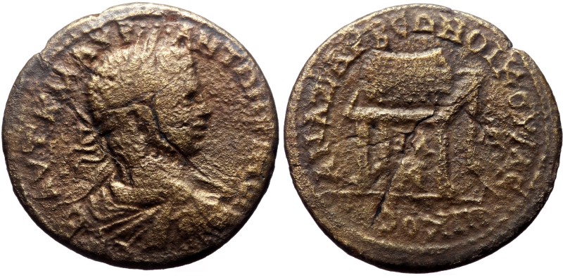 Cilicia. Anazarbus. Elagabal. AE. (Bronze, 11.60 g. 28 mm.) 218-222 AD. Cilicia....