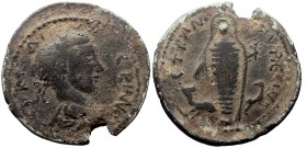 Cilicia, Anemurium. Valerian I. AE. (Bronze, 11.57 g. 32 mm.) 253-260 AD.