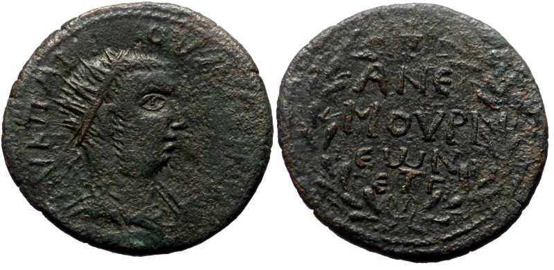 Cilicia, Anemurium, Valerian I (253-260) AE Tetrassarion (Bronze, 27mm, 10.96g) ...