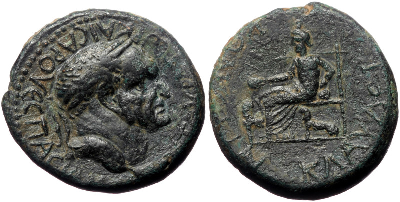 Lycaonia, Iconium. Vespasian. AE. (Bronze, 11.49 g. 25 mm.) 69-79 AD. Lycaonia, ...