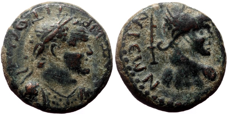 Lycaonia, Iconium. Vespasian. AE. (Bronze, 5.77 g. 18 mm.) Lycaonia, Iconium. Ve...