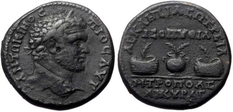 Galatia, Ancyra. Caracalla. AE. (Bronze, 18.58 g. 29 mm.) 198-217 AD. Galatia, A...