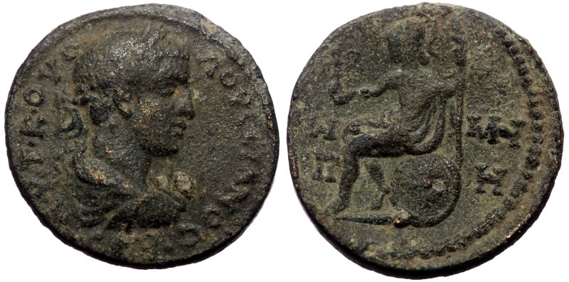 Pontus, Neocaesarea. Volusianus. AE. (Bronze, 15.43 g. 28 mm.) Year 188 (151/2 A...