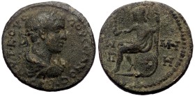 Pontus, Neocaesarea. Volusianus. AE. (Bronze, 15.43 g. 28 mm.) Year 188 (151/2 AD).