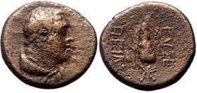 Cappadocia, Eusebeia-Caesarea,AE, (Bronze, 4.88 g 18 mm), ca. 36 BC-AD 17