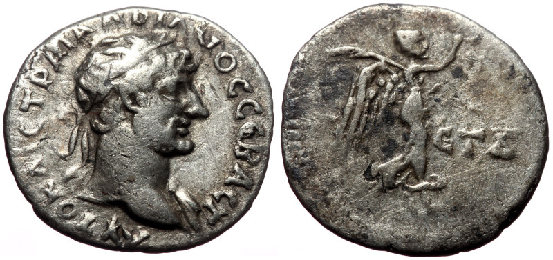 Cappadocia, Caesarea. Hadrian. AR, Hemidrachm. (Silver, 1.44 g. 14 mm.) 119/20 A...