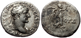 Cappadocia, Caesarea. Hadrian. AR, Hemidrachm. (Silver, 1.44 g. 14 mm.) 119/20 AD.