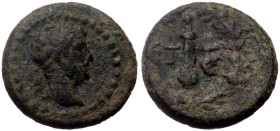 Cappadocia, Caesarea. Hadrian. AE. (Bronze, 2.46 g. 13 mm.) Regnal year 5 (120/1 AD).