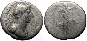Cappadocia, Caesarea. Hadrian. AR, Hemidrachm. (Silver, 1.64 g. 14 mm.) 117-138 AD.