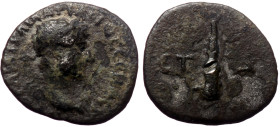 Cappadocia, Caesarea-Eusebia. Hadrian (117-138) AE/BL silvered Hemidrachm Dated RY 4 (AD 120/1).