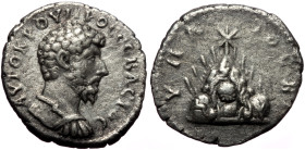 Cappadocia, Caesarea. Lucius Verus. AR, Didrachm. (Silver, 6.17 g. 21 mm.) 161-169 AD.