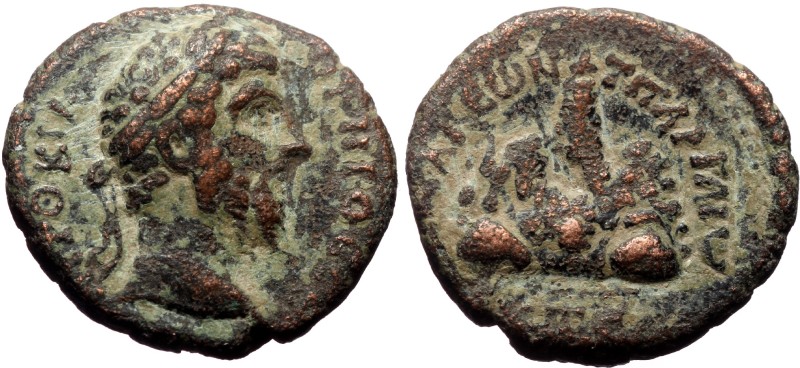 Cappadocia, Caesarea, Lucius Verus (161-169) AE (Bronze, 22mm, 7.64g) Cappadocia...