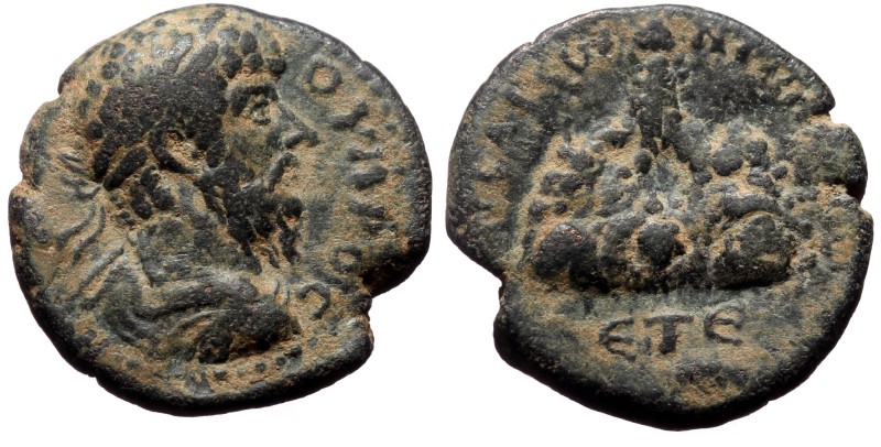 Cappadocia, Caesarea. Lucius Verus. AE. (Bronze, 7.38 g. 20 mm.) 161-169 AD. Cap...