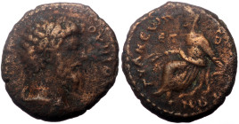 Cappadocia, Tyana. Lucius Verus. AE. (Bronze, 8.63 g. 22 mm.) 161-169 AD.