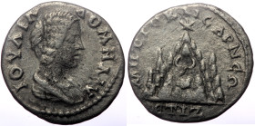 Cappadocia, Caesarea. Julia Domna Augusta. AR, Drachm. (Silver, 2.34 g. 27 mm.) Dated year 17 (209 AD).