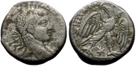 Syria, Seleucis and Pieria. Antioch? Elagabalus? AR, Tetradrachmi. (Silver, 14.36 g. 23 mm.) 219 AD.