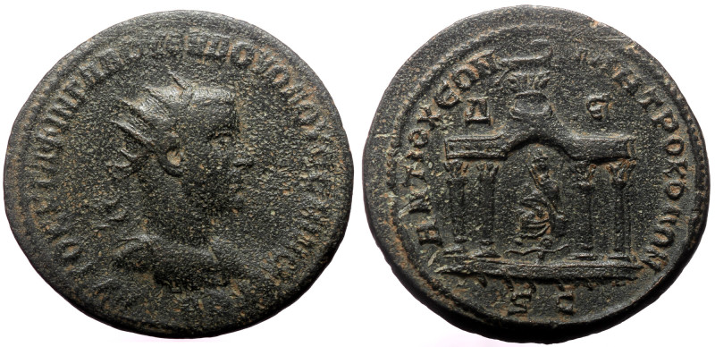 Seleucis & Pieria, Antioch. Volusian. AE, Assaria. (Bronze, 19.47 g. 32 mm.) 251...