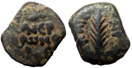 Judaea, Procurators. Porcius Festus (59-62) AE prutah, Procurator under Nero, Year 5 = 58/59 CE.