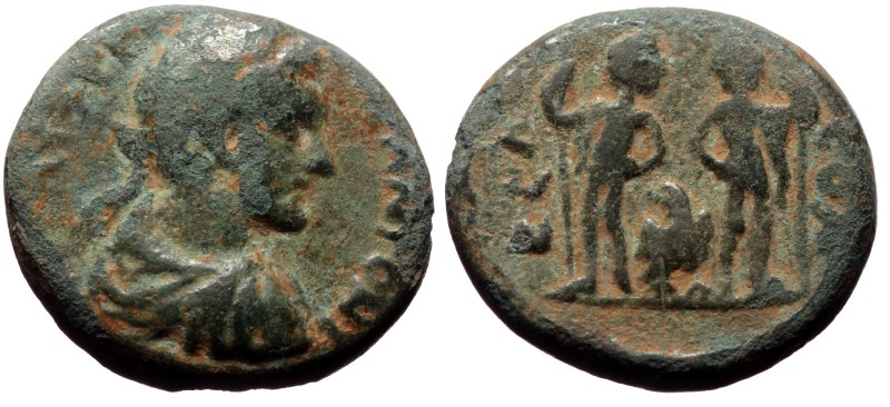 Judaea, Aelia Capitolina. Antoninus Pius. AE. (Bronze, 9.12 g. 20 mm.) 138-161 A...