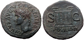 Divus Augustus (27 BCE-14 CE), AE As, Struck under Tiberius 22-30. Rome