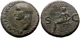 Caligula (37-41) AE As, Rome 37-38 AD,
